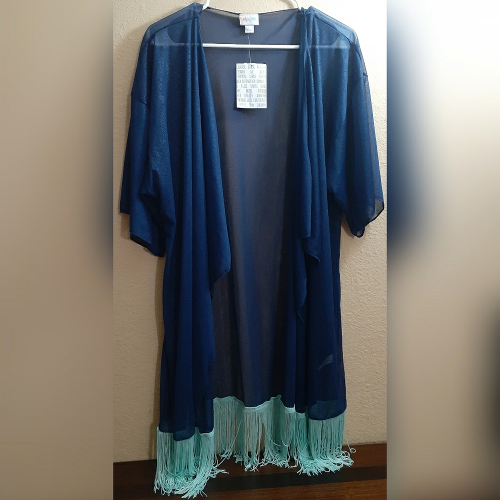LuLaRoe Monroe Kimono Drape short sleev